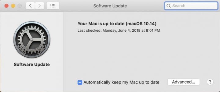 How to update MAC