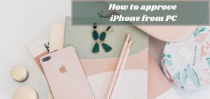 how to approve iPhone from PC