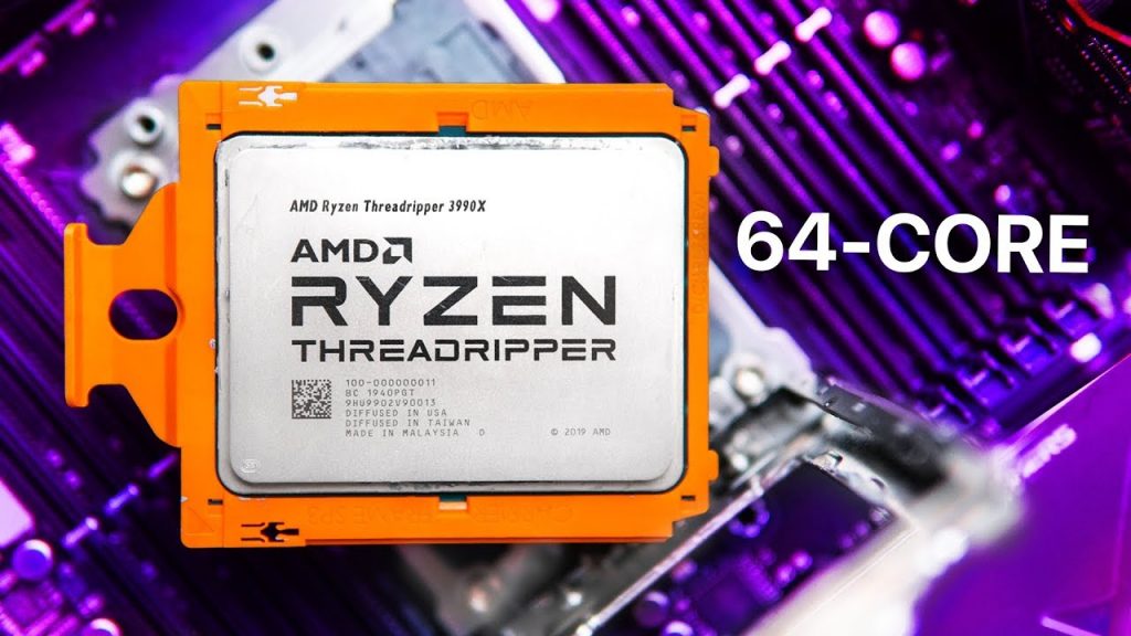 The AMD Raizen Threadripper 3990x is by far the cheapest 64-core CPU AMD Raizen Threadripper 3990x