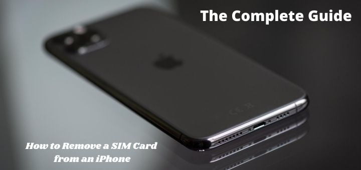 how to remove a SIM card from an iPhone