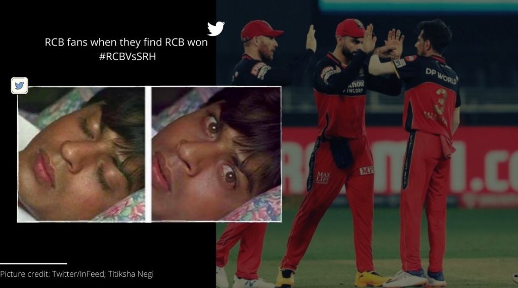 RCB fans to RCB right now