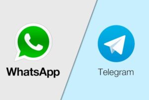 WhatsApp or Telegram App