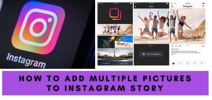 How to add multiple pictures to Instagram story