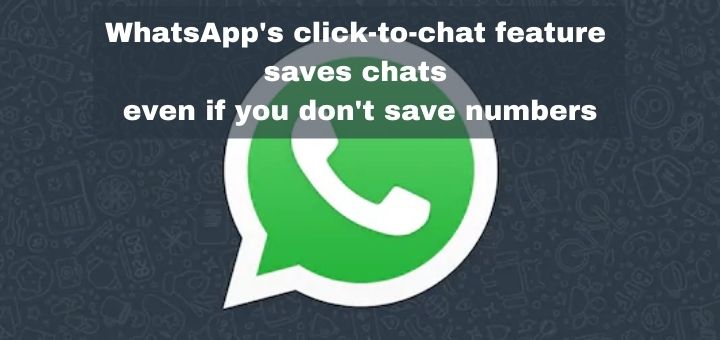WhatsApp's click-to-chat feature