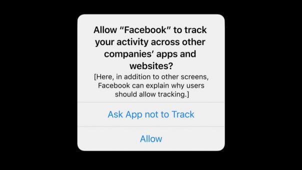Tracking Transparency feature
