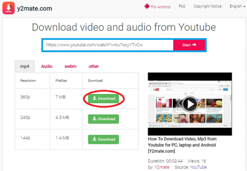 How To Download YouTube Video Within 60 Seconds